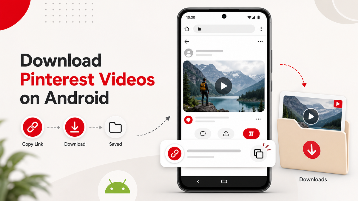 Cómo descargar videos de Pinterest en Android