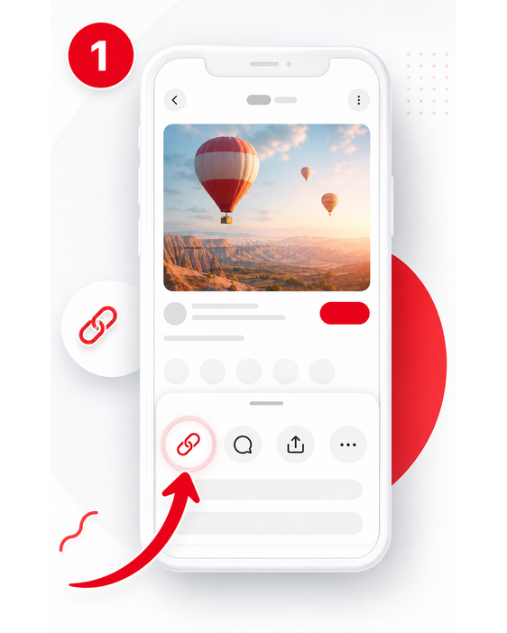 Copiar enlace de Pinterest